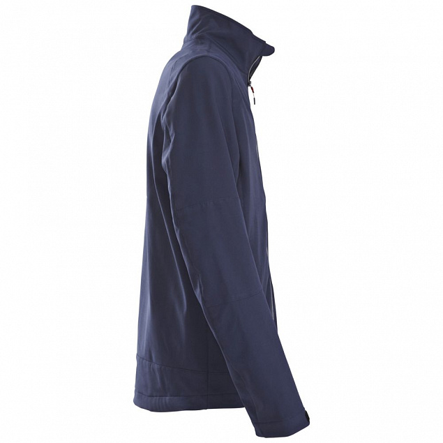 Куртка софтшелл мужская TRIAL, темно-синяя с логотипом в Астрахани заказать по выгодной цене в кибермаркете AvroraStore