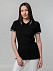 Рубашка поло женская Virma Stripes Lady, черная с логотипом в Астрахани заказать по выгодной цене в кибермаркете AvroraStore