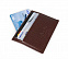 Футляр для кредитных карт, коричневый с логотипом в Астрахани заказать по выгодной цене в кибермаркете AvroraStore