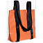 Шопер Clarity с оранжевым органайзером, прозрачный с логотипом в Астрахани заказать по выгодной цене в кибермаркете AvroraStore