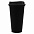 Стакан с крышкой Color Cap Black, черный с фиолетовым с логотипом в Астрахани заказать по выгодной цене в кибермаркете AvroraStore