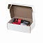 Подарочный набор Portobello красный в большой универсальной подарочной коробке (Спортбутылка, Ежедневник недат А5, Power bank, Ручка, Флешка) с логотипом в Астрахани заказать по выгодной цене в кибермаркете AvroraStore