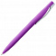 Ручка шариковая Pin Soft Touch, фиолетовая с логотипом в Астрахани заказать по выгодной цене в кибермаркете AvroraStore