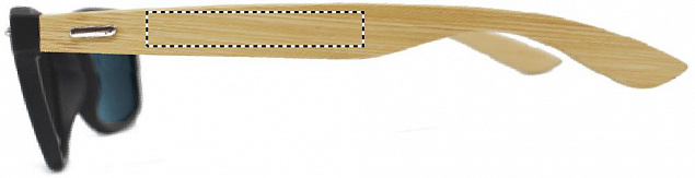 Очки солнцезащитные с бамбуковы с логотипом в Астрахани заказать по выгодной цене в кибермаркете AvroraStore
