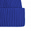 Шапка Yong, синяя с логотипом в Астрахани заказать по выгодной цене в кибермаркете AvroraStore