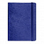Ежедневник недатированный Boomer, А5,  синий ройал, кремовый блок, без обреза с логотипом в Астрахани заказать по выгодной цене в кибермаркете AvroraStore