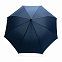 Автоматический зонт-трость с бамбуковой ручкой Impact из RPET AWARE™, 23" с логотипом в Астрахани заказать по выгодной цене в кибермаркете AvroraStore