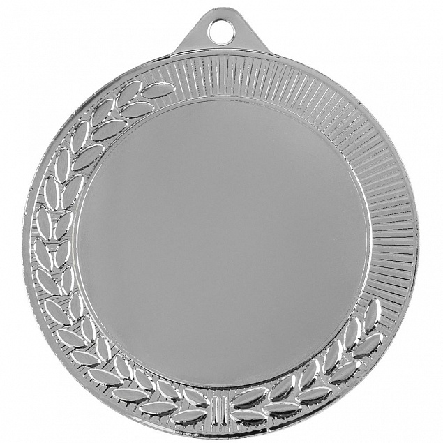 Медаль Regalia, большая, серебристая с логотипом в Астрахани заказать по выгодной цене в кибермаркете AvroraStore