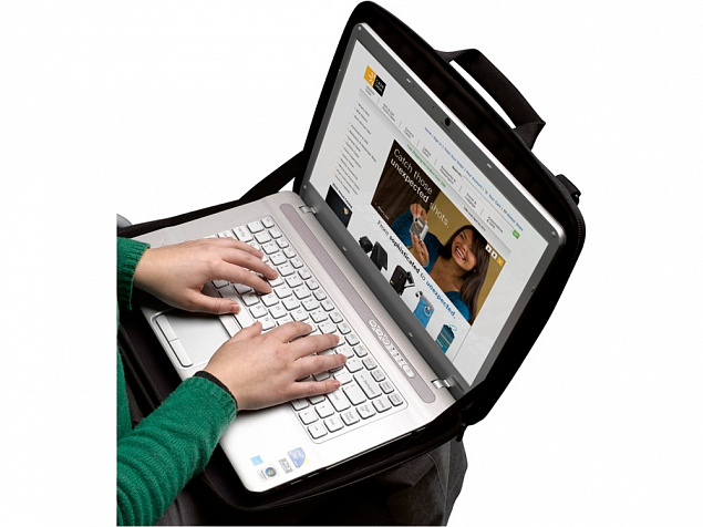Чехол с ручками и ремешком Case Logic для ноутбука 16 с логотипом в Астрахани заказать по выгодной цене в кибермаркете AvroraStore