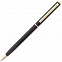 Ручка шариковая Hotel Gold, ver.2, черная с логотипом в Астрахани заказать по выгодной цене в кибермаркете AvroraStore