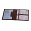 Чехол для документов Classic, коричневый с логотипом в Астрахани заказать по выгодной цене в кибермаркете AvroraStore