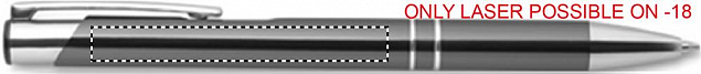Ручка шариковая с черными черни с логотипом в Астрахани заказать по выгодной цене в кибермаркете AvroraStore