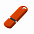 Флешка Memo, 16 Гб, оранжевая с логотипом в Астрахани заказать по выгодной цене в кибермаркете AvroraStore