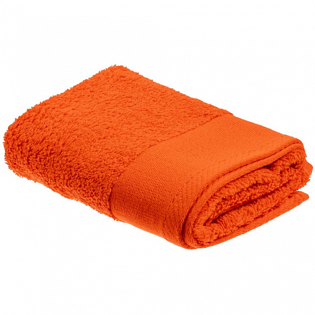 Полотенце Odelle, ver.2, малое, оранжевое с логотипом в Астрахани заказать по выгодной цене в кибермаркете AvroraStore