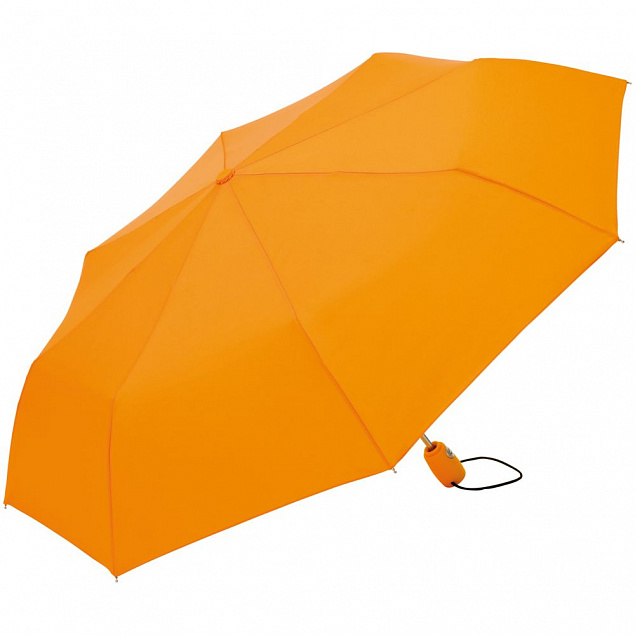 Зонт складной AOC, оранжевый с логотипом в Астрахани заказать по выгодной цене в кибермаркете AvroraStore