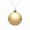 Елочный шар Finery Gloss, 8 см, глянцевый золотистый с логотипом в Астрахани заказать по выгодной цене в кибермаркете AvroraStore