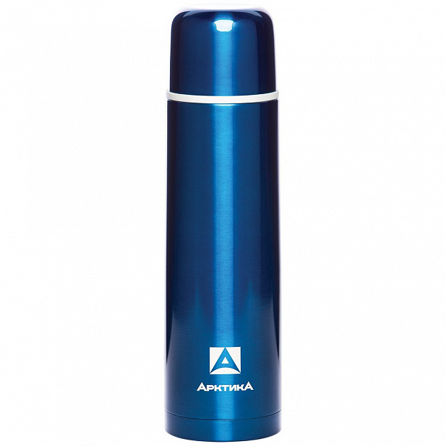 Термос «Арктика Color 1000», синий с логотипом в Астрахани заказать по выгодной цене в кибермаркете AvroraStore