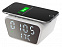 Настольные часы с функцией беспроводной зарядки «Wake», 10 Вт с логотипом в Астрахани заказать по выгодной цене в кибермаркете AvroraStore