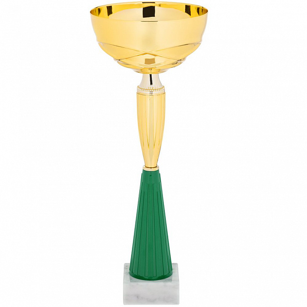 Кубок Kudos, малый, зеленый с логотипом в Астрахани заказать по выгодной цене в кибермаркете AvroraStore