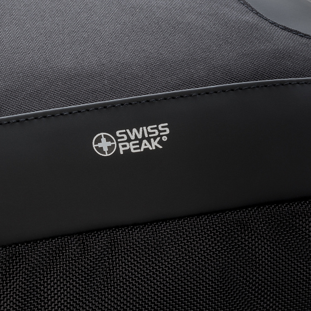 Сумка для ноутбука Swiss Peak, 15", черный с логотипом в Астрахани заказать по выгодной цене в кибермаркете AvroraStore