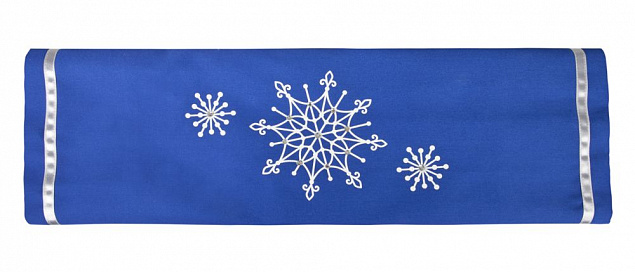 Упаковка-конфета «Снежинки», синяя с логотипом в Астрахани заказать по выгодной цене в кибермаркете AvroraStore