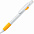 ALLEGRA, ручка шариковая, синий/белый, пластик с логотипом в Астрахани заказать по выгодной цене в кибермаркете AvroraStore