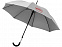 Зонт трость Arch полуавтомат 23, серый с логотипом в Астрахани заказать по выгодной цене в кибермаркете AvroraStore
