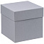 Коробка Cube S, серая с логотипом в Астрахани заказать по выгодной цене в кибермаркете AvroraStore