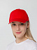 Бейсболка Promo, красная с логотипом в Астрахани заказать по выгодной цене в кибермаркете AvroraStore