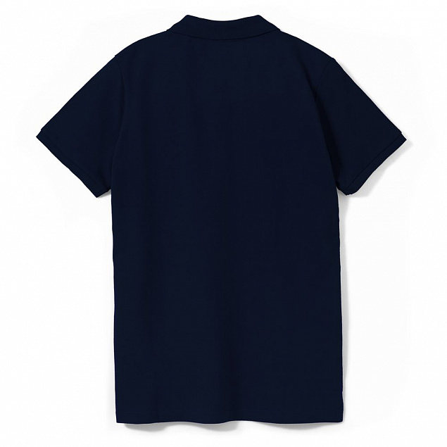 Рубашка поло женская Sunset, темно-синяя с логотипом в Астрахани заказать по выгодной цене в кибермаркете AvroraStore