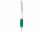 Ручка шариковая Nash, белый/зеленый, черные чернила с логотипом в Астрахани заказать по выгодной цене в кибермаркете AvroraStore