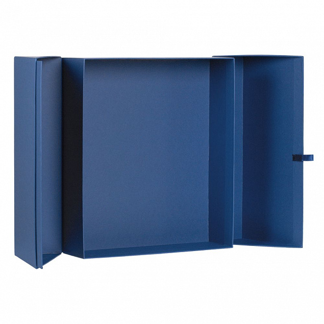 Коробка Wingbox, синяя с логотипом в Астрахани заказать по выгодной цене в кибермаркете AvroraStore