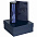 Набор Gems: ежедневник и термостакан, темно-синий с логотипом в Астрахани заказать по выгодной цене в кибермаркете AvroraStore