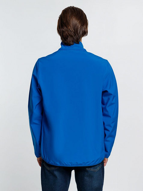 Куртка мужская Radian Men, ярко-синяя с логотипом в Астрахани заказать по выгодной цене в кибермаркете AvroraStore