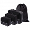 Дорожный набор сумок noJumble 4 в 1, черный с логотипом в Астрахани заказать по выгодной цене в кибермаркете AvroraStore