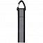 Светоотражающий брелок Flashline, серый с черным с логотипом в Астрахани заказать по выгодной цене в кибермаркете AvroraStore