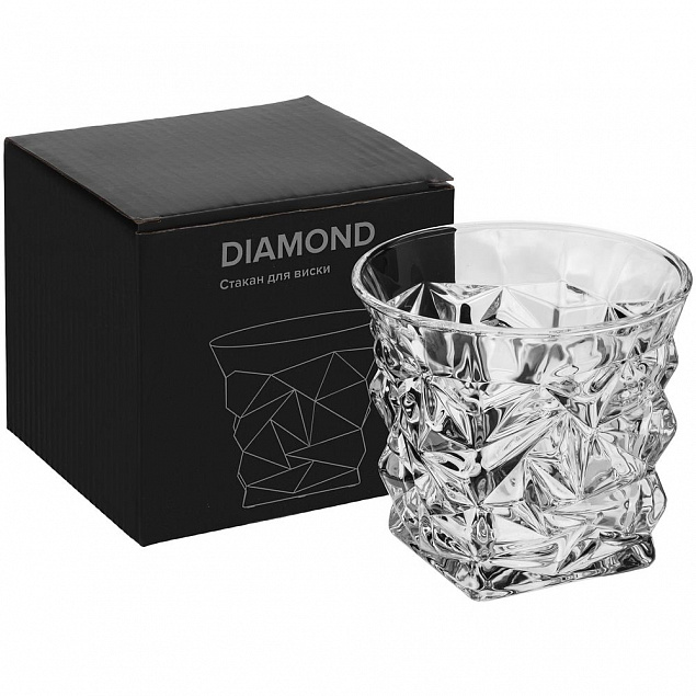 Стакан для виски Diamond с логотипом в Астрахани заказать по выгодной цене в кибермаркете AvroraStore