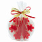 Свеча «Снежинка», красная с логотипом в Астрахани заказать по выгодной цене в кибермаркете AvroraStore