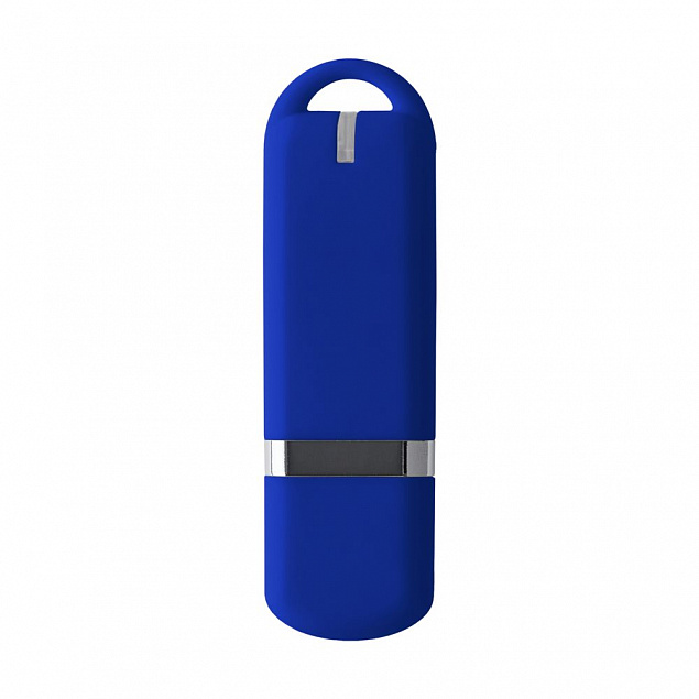 Флешка Memo, 8 Гб, синяя с логотипом в Астрахани заказать по выгодной цене в кибермаркете AvroraStore