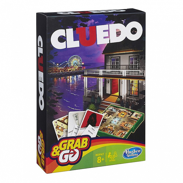 Игра настольная Cluedo, дорожная версия с логотипом в Астрахани заказать по выгодной цене в кибермаркете AvroraStore