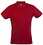 Рубашка поло стретч мужская EAGLE, красная с логотипом в Астрахани заказать по выгодной цене в кибермаркете AvroraStore