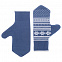 Варежки «Скандик», синие (индиго) с логотипом в Астрахани заказать по выгодной цене в кибермаркете AvroraStore