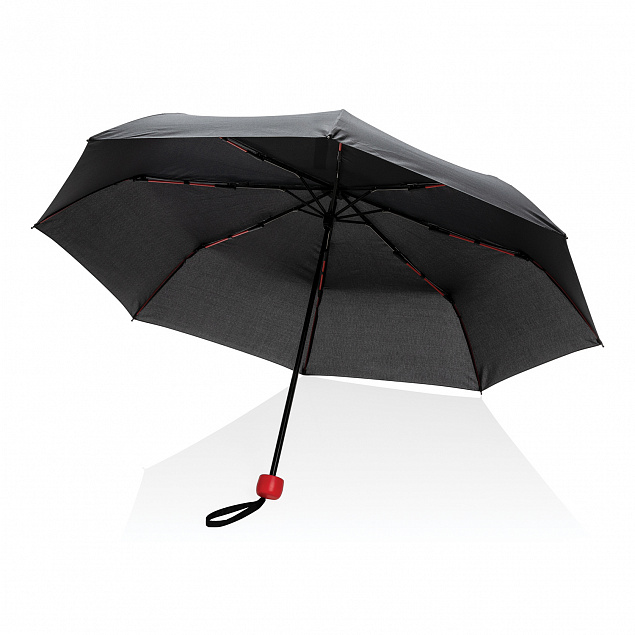 Компактный плотный зонт Impact из RPET AWARE™, 20,5" с логотипом в Астрахани заказать по выгодной цене в кибермаркете AvroraStore