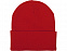 Шапка Dunant, двуслойная, красный с логотипом в Астрахани заказать по выгодной цене в кибермаркете AvroraStore