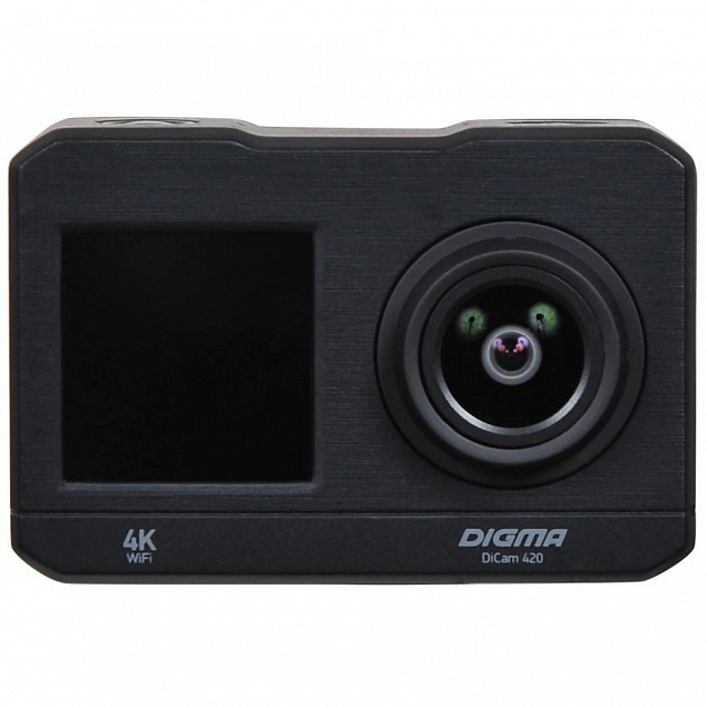 Экшн-камера Digma DiCam 420, черная с логотипом в Астрахани заказать по выгодной цене в кибермаркете AvroraStore