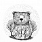 Футболка женская Bear, белая с логотипом в Астрахани заказать по выгодной цене в кибермаркете AvroraStore
