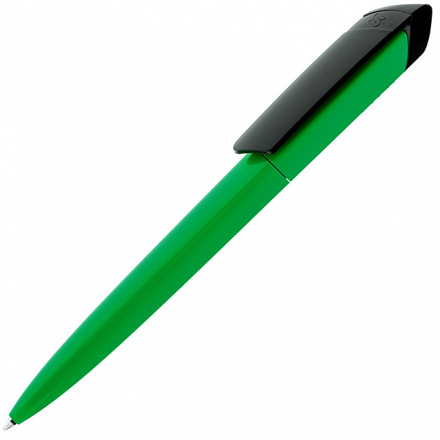 Ручка шариковая S Bella Extra, зеленая с логотипом в Астрахани заказать по выгодной цене в кибермаркете AvroraStore