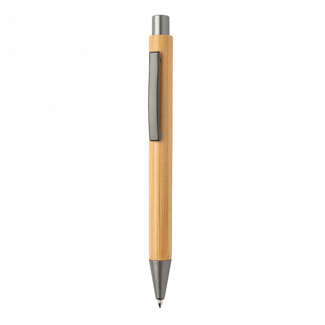 Тонкая бамбуковая ручка с логотипом в Астрахани заказать по выгодной цене в кибермаркете AvroraStore