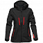Куртка софтшелл женская Patrol, черная с красным с логотипом в Астрахани заказать по выгодной цене в кибермаркете AvroraStore