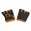 Перчатки для фитнеса "Рекорд", черный/оранжевый, размер M с логотипом в Астрахани заказать по выгодной цене в кибермаркете AvroraStore